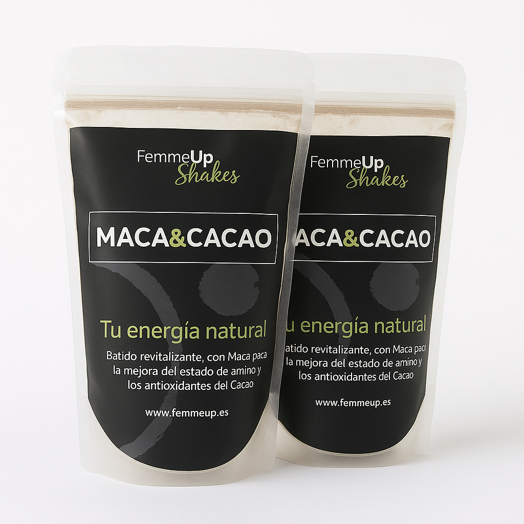 2 Batuts FemmeUp Shake, energia pura i Natural