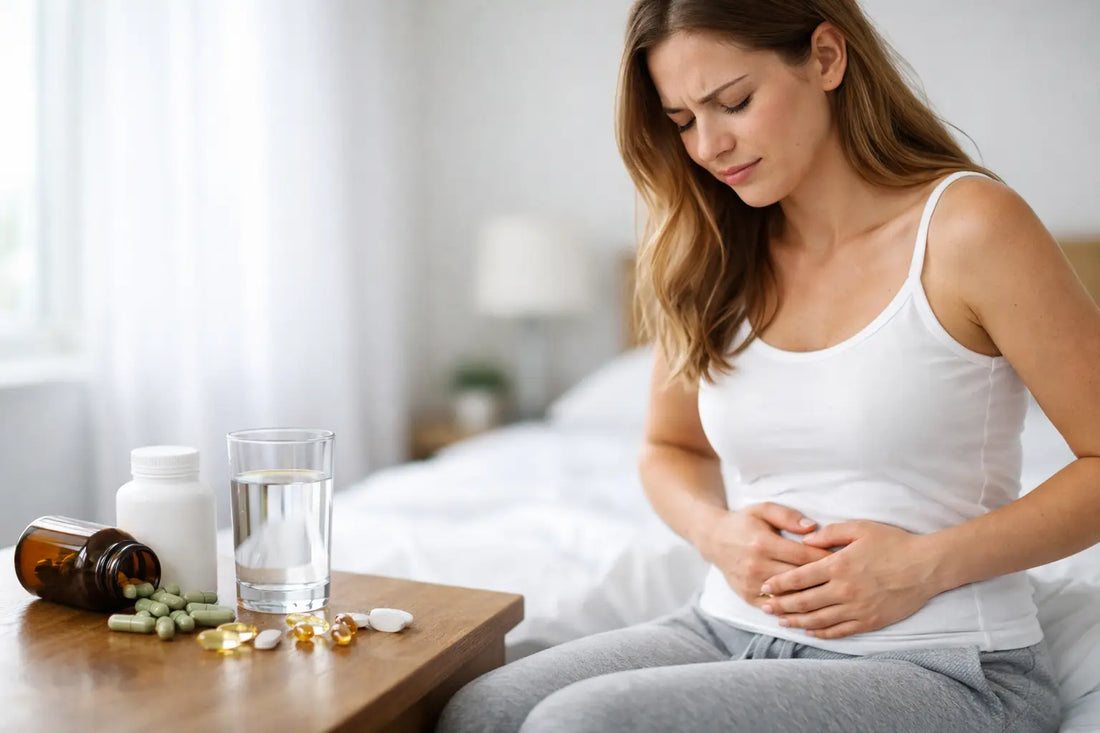 Suplementos para hinchazón abdominal femenina