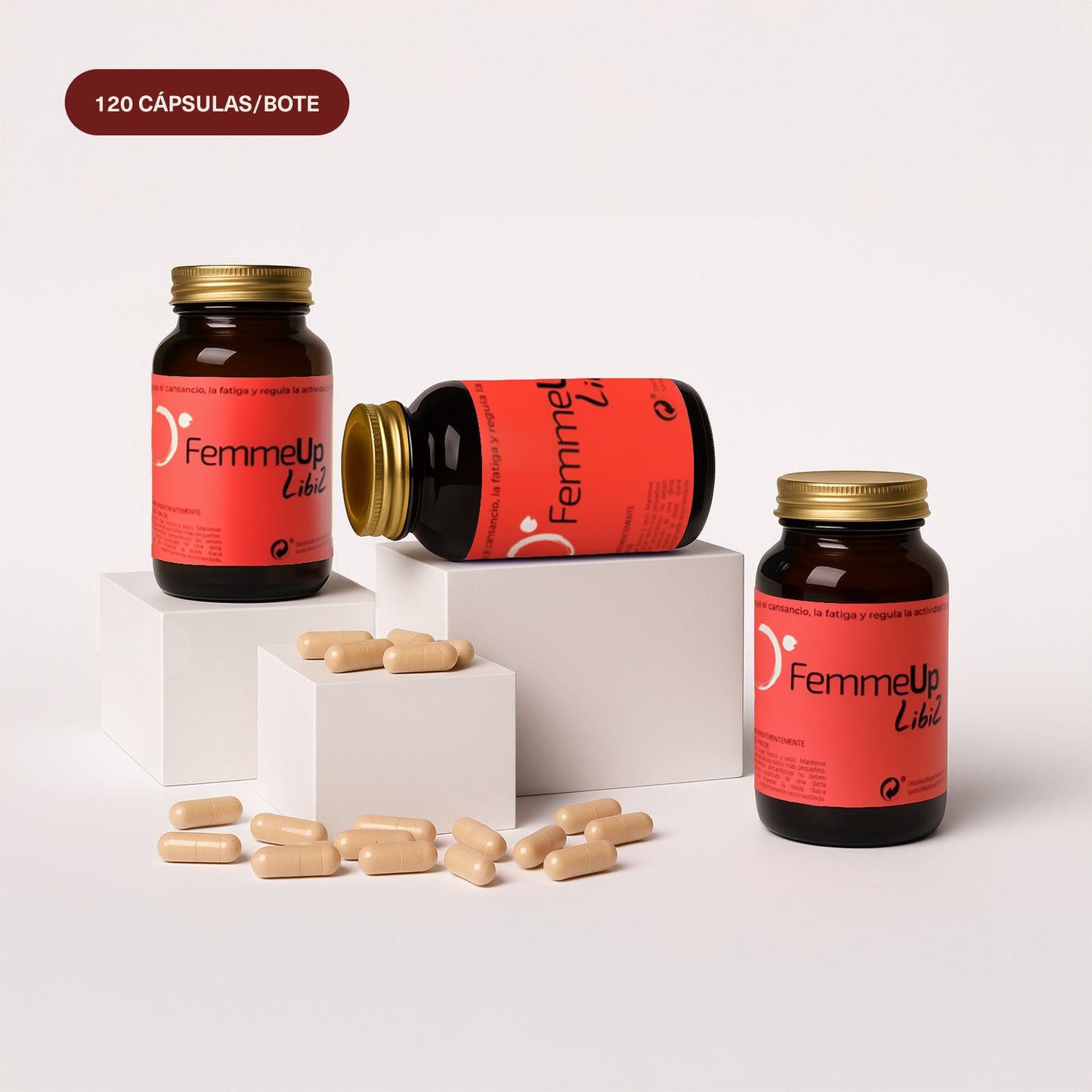 Pack FemmeUp Libi2 /120 Caps - 3 unidades